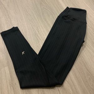 Glyder High Power Black Flat Rib legging